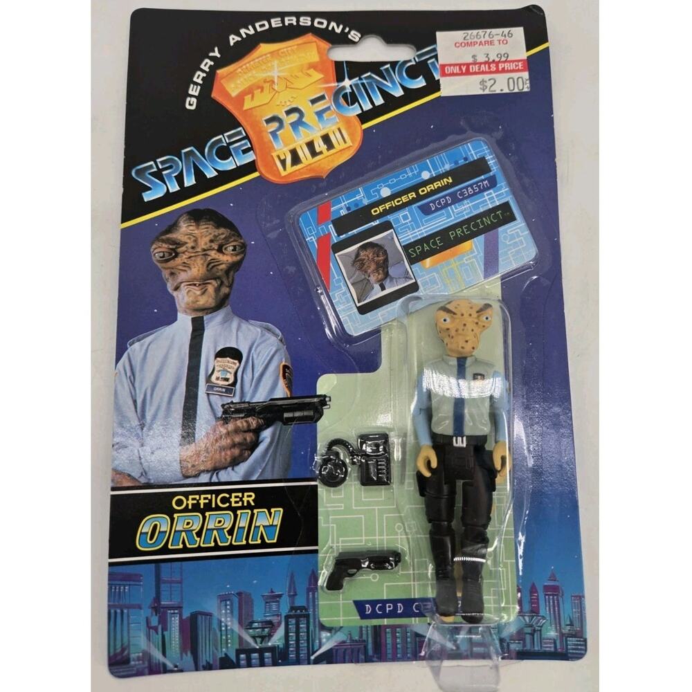 Space Precinct Officer Orrin Action Figure Gerry Anderson Vivid 1994 NOS